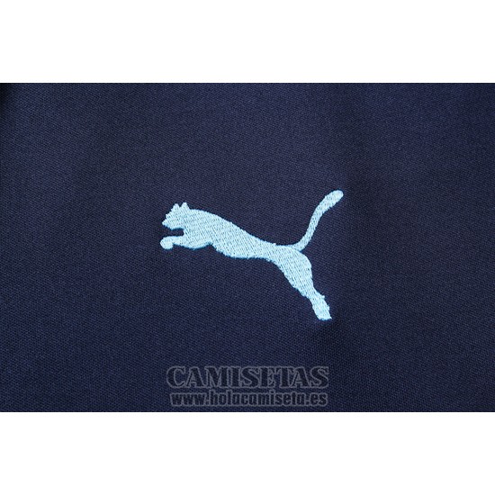 Chandal del Olympique Marsella Manga Corta 2019-2020 Azul